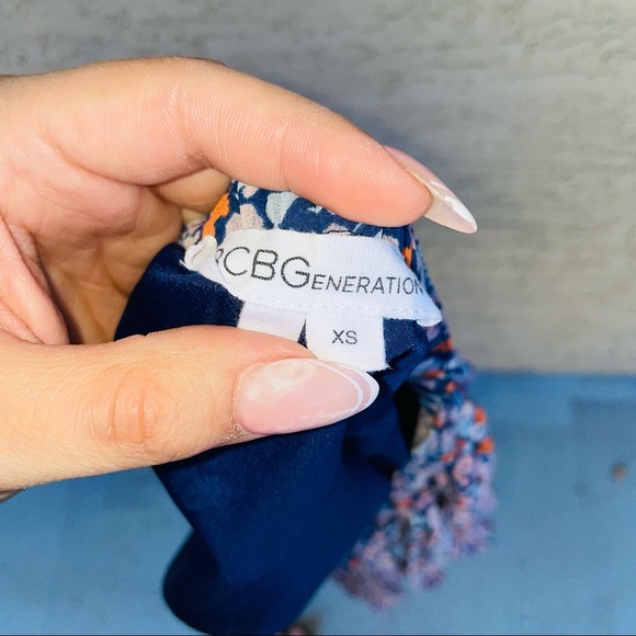 BCBGeneration Floral Chiffon Two Piece Skirt Set - Picture 9 of 11